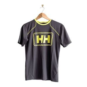 Helly Hansen Mens Crew Neck Training Athletic Short Sleeve T-Shirt Gray Small